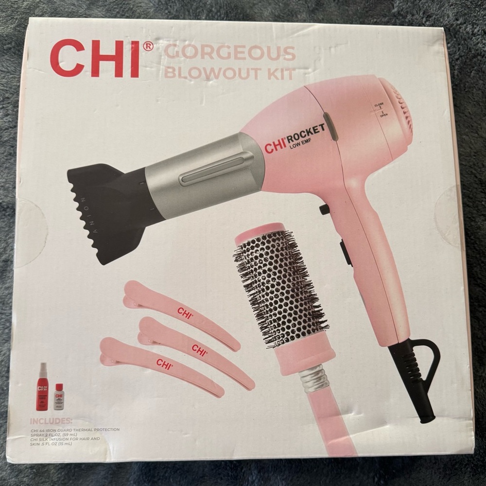 Chi Rocket Blow Dryer Pink - New in Box - Picture 2 of 6